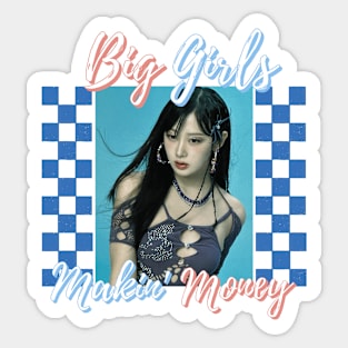 Big Girls Makin' Money Giselle Aespa Sticker